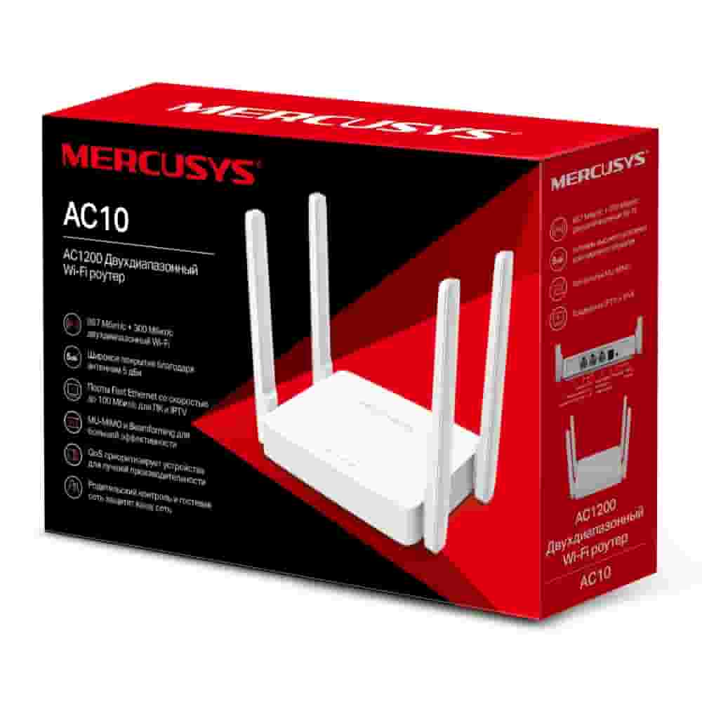 Двухдиапазонный Wi-Fi роутер Mercusys AC10-2