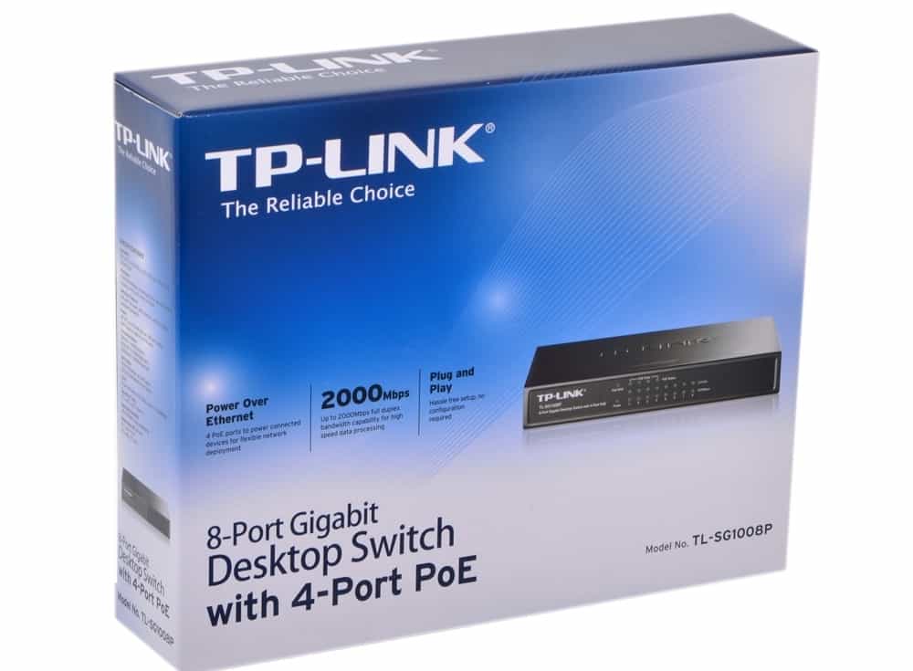 Коммутатор TP-LINK TL-SF1008P 8-портовый (Switch)-2