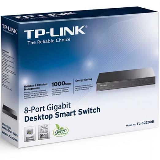 Коммутатор TP-Link TL-SG2008 8-портовый (Switch)-2