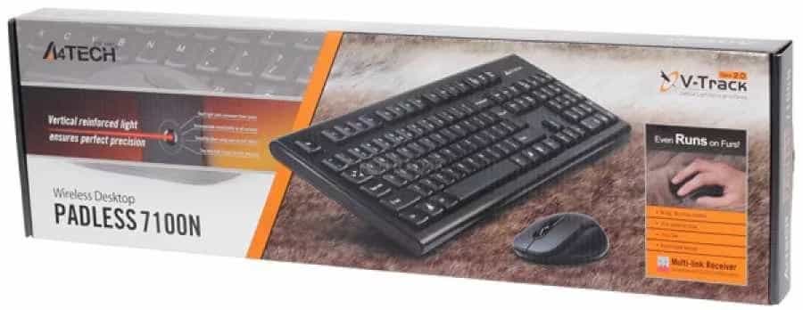 A4-Tech 7100N USB Беспроводной комплект клавиатуры и мыши-3