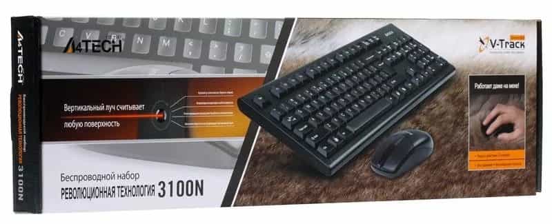 A4-Tech 3100N USB Беспроводной комплект клавиатуры и мыши-4