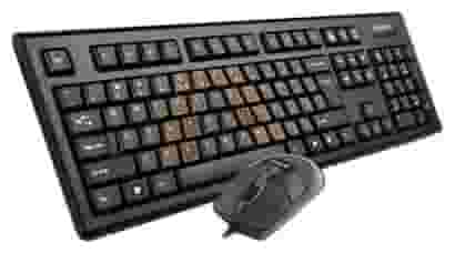 USB Проводной комплект клавиатуры и мыши A4-Tech KRS-8572-1