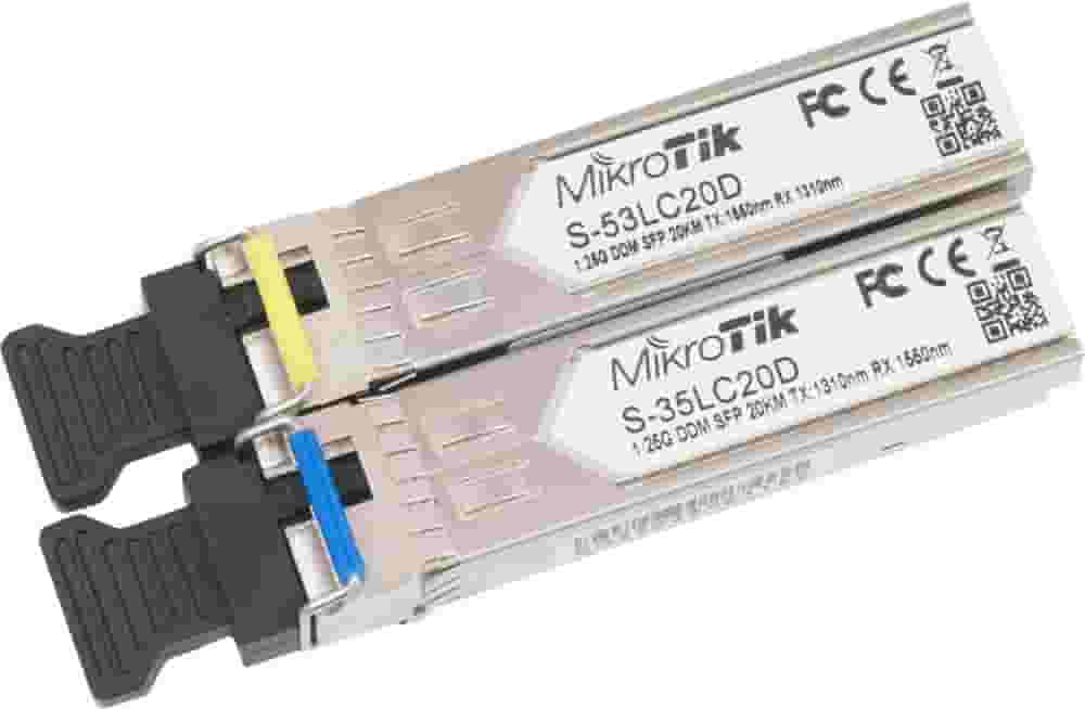 Модуль SFP dual fiber SM, LC 1,25Gbps 20km-2