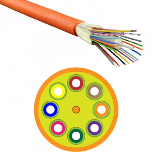 Оптический кабель GJPFJH-8B6a1 optical cable (негорючий, для внутренних работ)-2