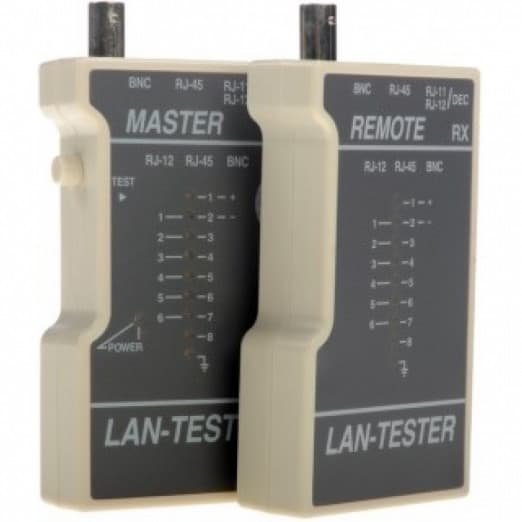 LAN тестер LT-100, кабельный тестер RJ45, RJ11, RJ12, BNC-1
