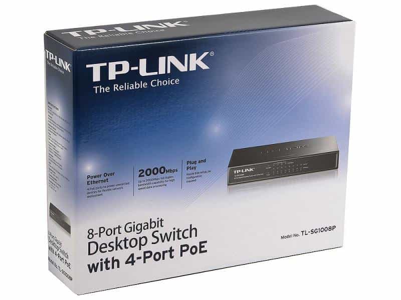 Коммутатор TP-LINK TL-SG1008P 8-портовый (Switch)-2
