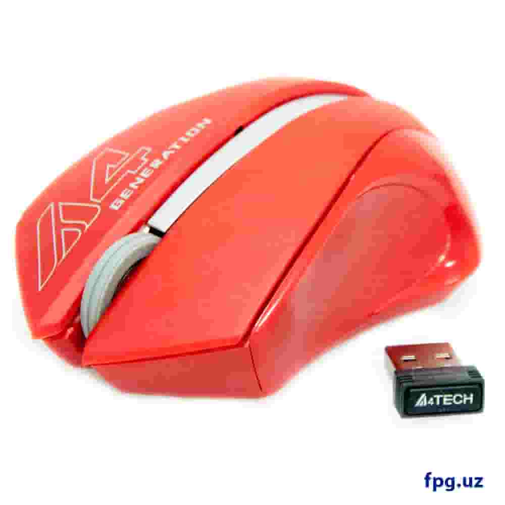A4-Tech G3-310N USB Беспроводная мышка (Smooky Red)-1