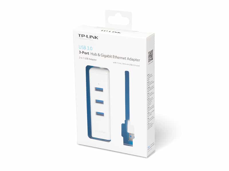 TP-Link UE330 Ethernet USB Гигабитный порт  + Хаб 3 порта USB 3.0-2