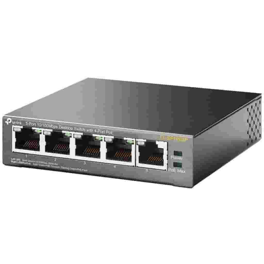 Коммутатор TP-Link TL-SF1005P 5-портовый (Switch)-1