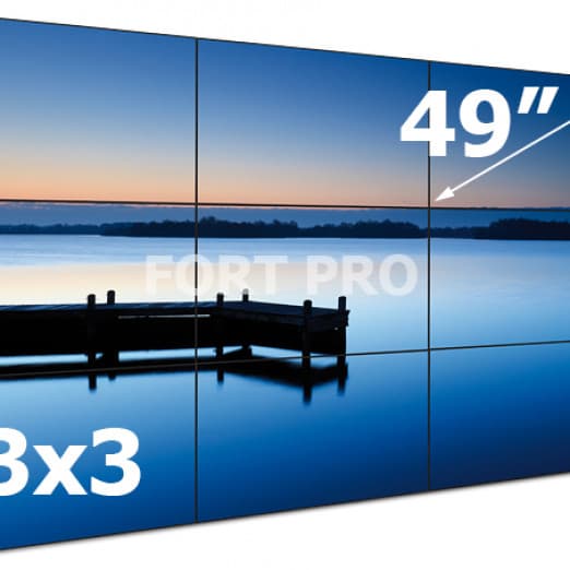 Видеостена LCD FP-3x3 49&quot; диагональ-1