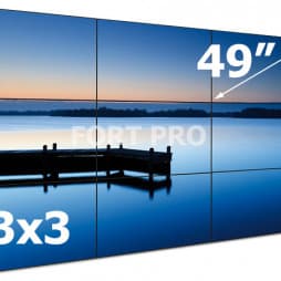 Видеостена LCD FP-3x3 49&quot; диагональ