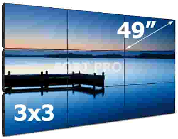 Видеостена LCD FP-3x3 49&quot; диагональ-1