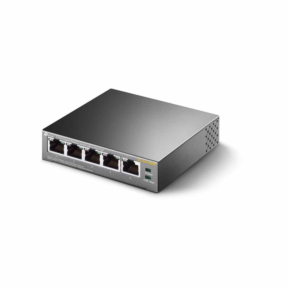 Коммутатор TP-Link TL-SG1005P 5-портовый (Switch)-4