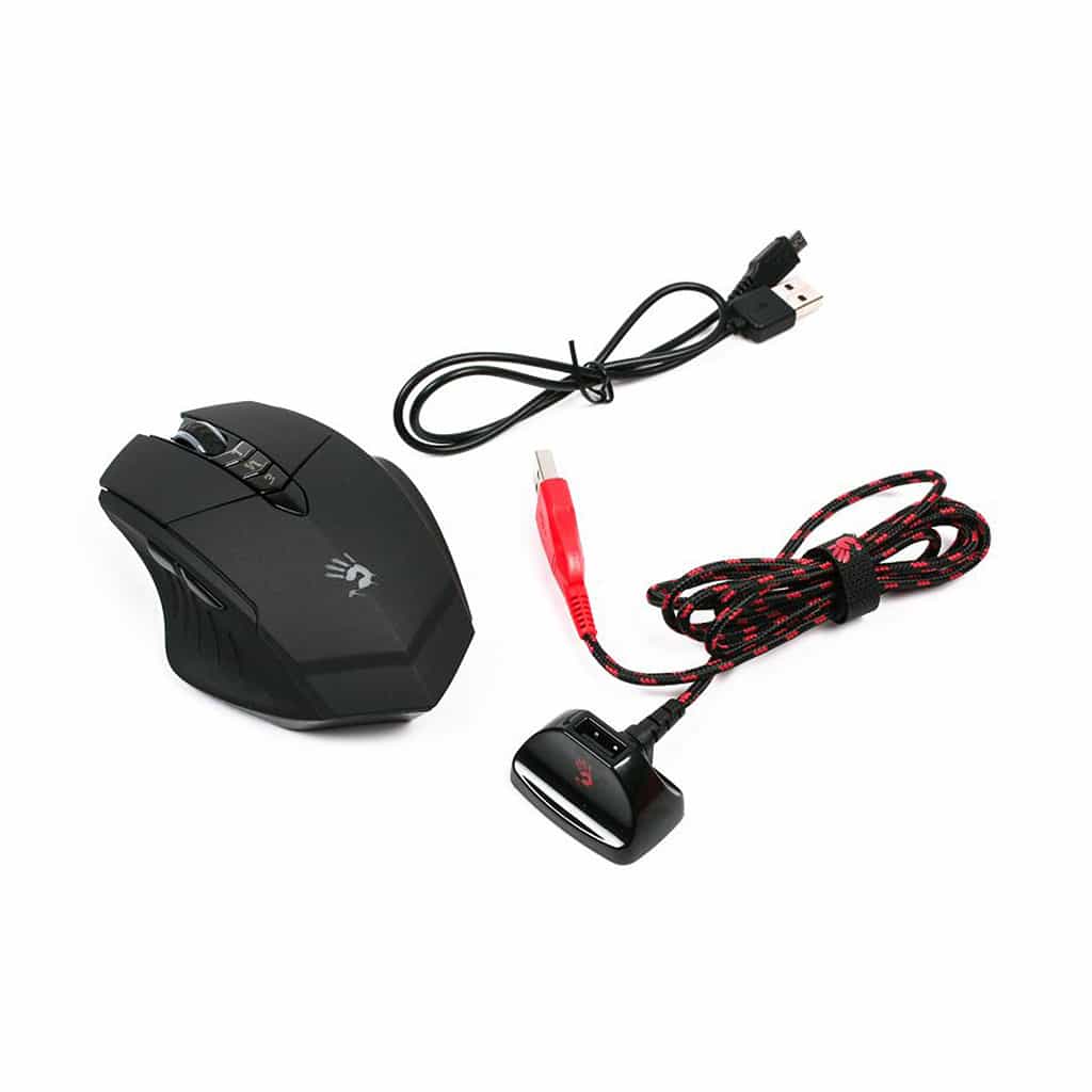 Bloody R70 Black USB Беспроводная игровая мышь-3