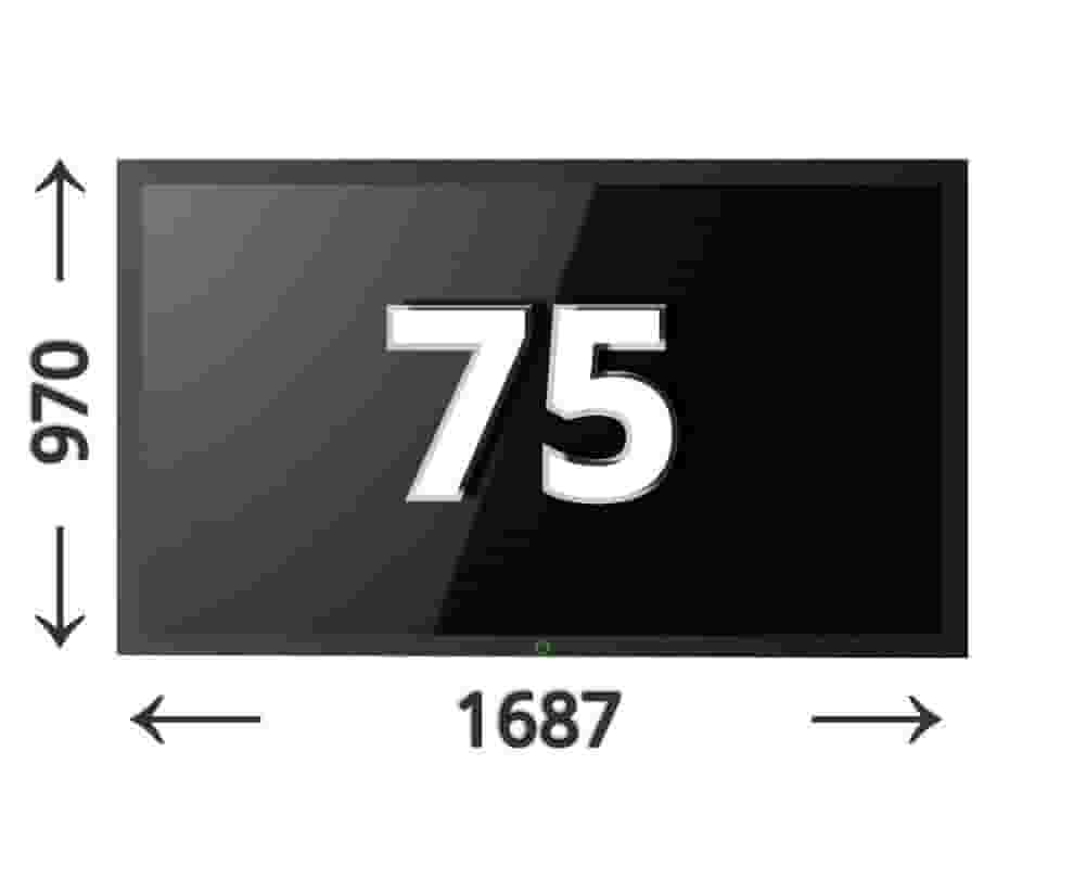 Моноблочный телевизор US-AD750PBH 75&quot; - диагональ-2