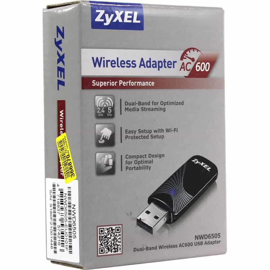 Wi-Fi адаптер ZyXEL NWD6505-3